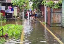 Banjir Rob Kembali ‘Sapa’ Sejumlah Wilayah di Banjarmasin