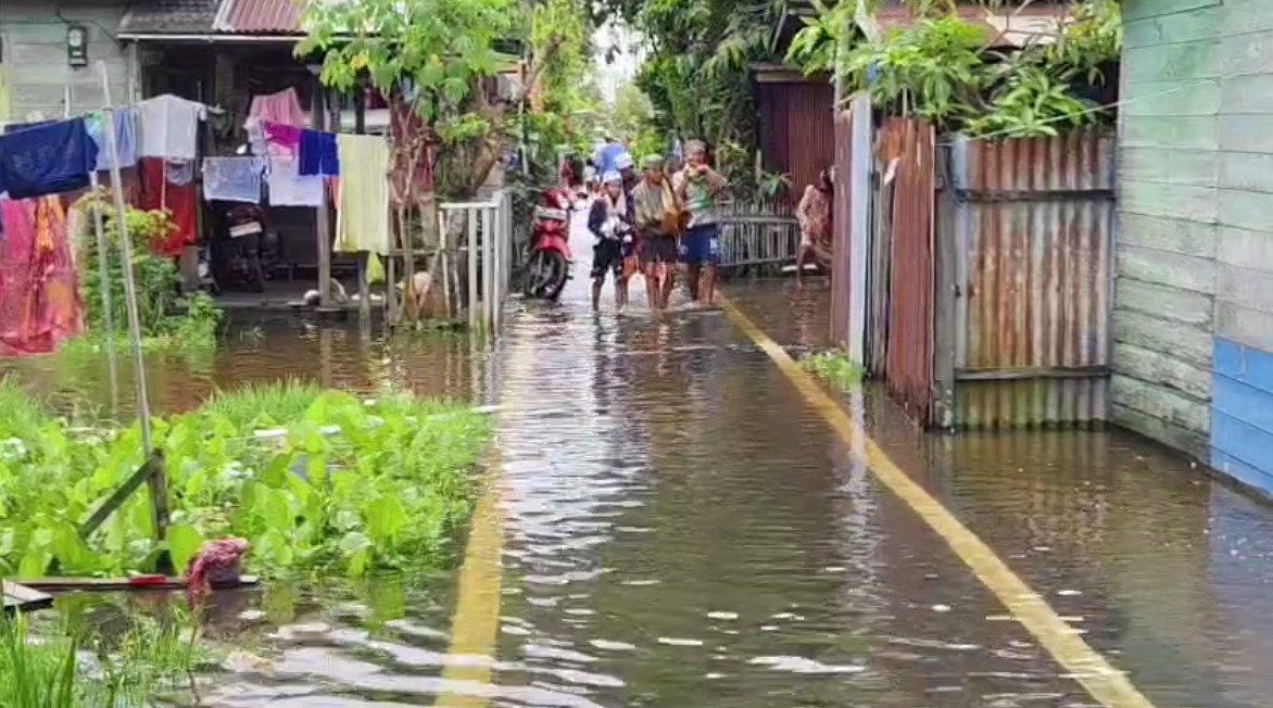 Banjir Rob Kembali ‘Sapa’ Sejumlah Wilayah di Banjarmasin