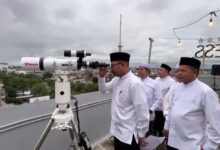 Iduladha Jatuh pada 27 Mei, Hilal di Banjarmasin Sempat Tertutup Awan