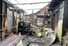 3 Rumah di Gang Guntur Banjarmasin ‘Dilalap’ Api
