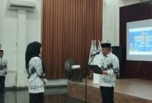 Rahmat Trianto Buka Konferensi Kerja Kabupaten I PGRI Tanah Laut