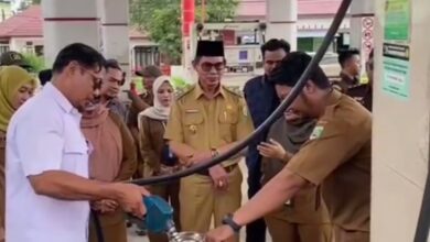 Wabup Balangan Pantau Akurasi Takaran BBM di SPBU Paringin Jelang Idul Adha