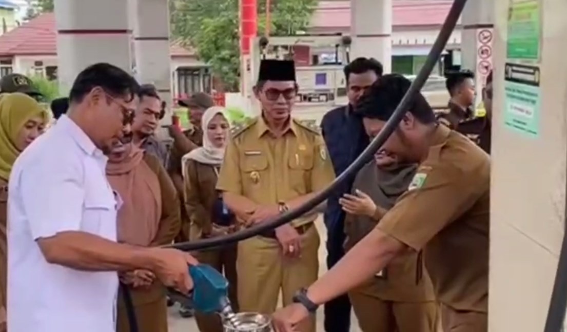 Wabup Balangan Pantau Akurasi Takaran BBM di SPBU Paringin Jelang Idul Adha