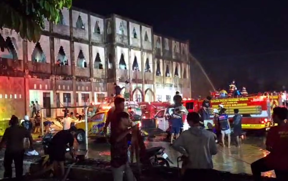 Asrama Ponpes Nurul Iman Terbakar, Aktivitas Belajar Santri Dialihkan ke Mushola