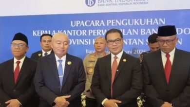 Kepala BI Kalsel Baru Dikukuhkan, Gubernur Minta Perkuat Pengendalian Inflasi