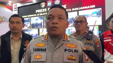 Kombes Pol. Timbul Siregar, Plh Kapolresta Banjarmasin