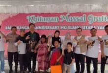 MG Elang Utara Bersama Mitra Gelar Sunatan Massal Gratis di Sungai Andai