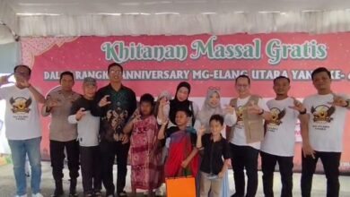 MG Elang Utara Bersama Mitra Gelar Sunatan Massal Gratis di Sungai Andai