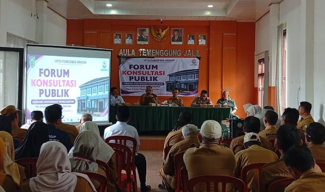 Puskesmas Awayan Tampung Aspirasi Warga Lewat Forum Konsultasi Publik