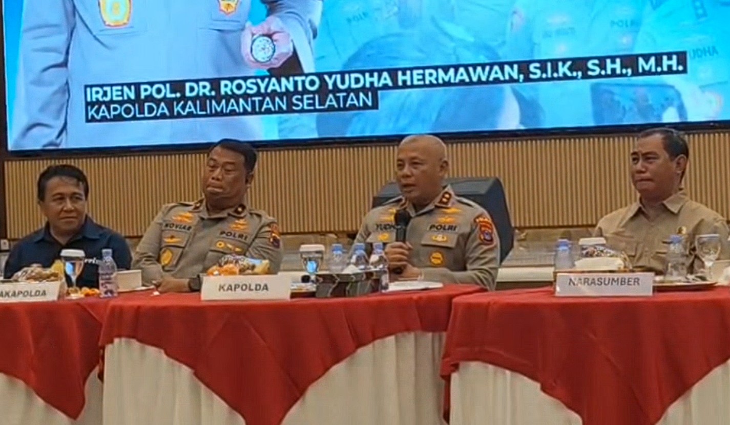 kapolda kalsel ajak media
