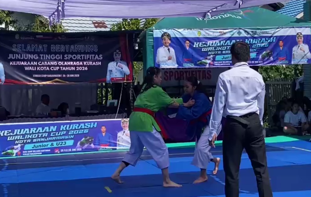 Kejuaraan Kurash Wali Kota Cup Banjarmasin 2026 Jadi Ajang Regenerasi Atlet