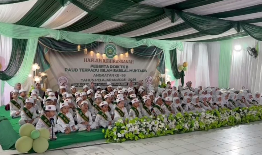 Haflah Akhirussanah TK B PAUD Terpadu Islam Sabilal Muhtadin Banjarmasin