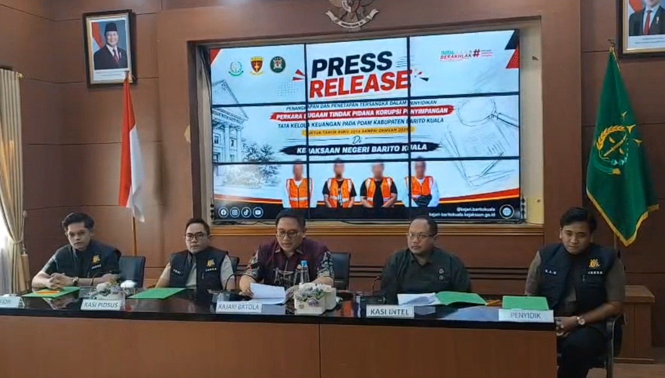 Pejabat PDAM Barito Kuala ditangkap