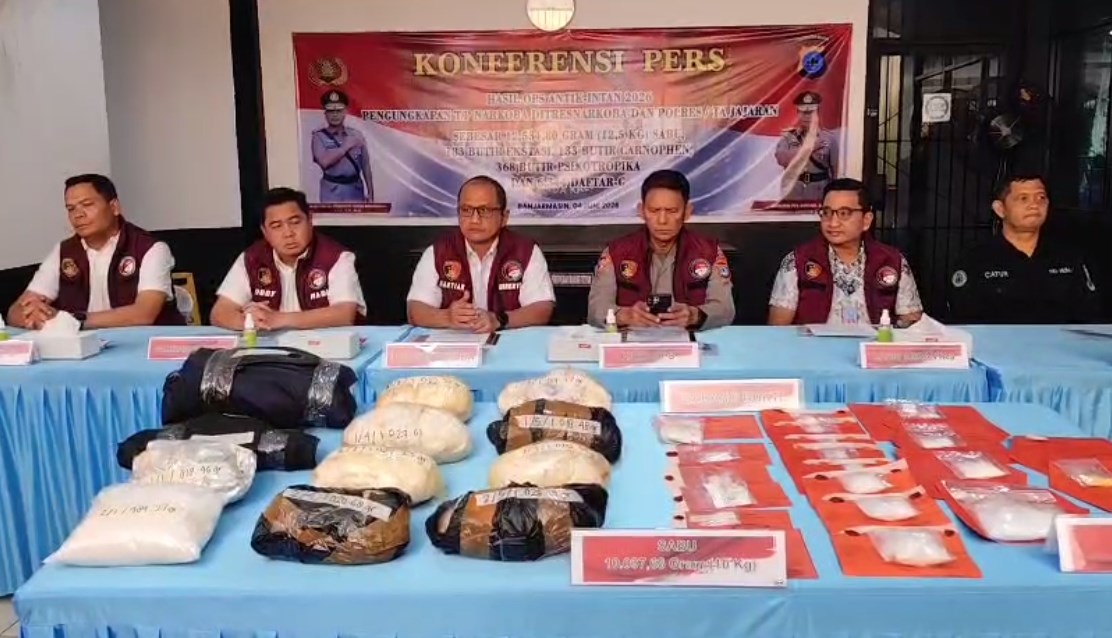 Polda Kalsel Gagalkan Penyelundupan 9,5 Kg Sabu di Pelabuhan Trisakti