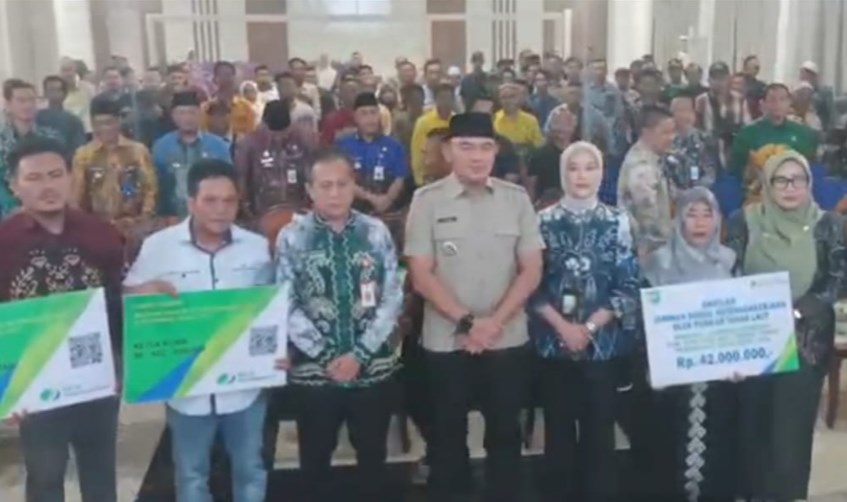 1.639 Ketua RT dan RW se-Tanah Laut Dapat Fasilitas BPJS