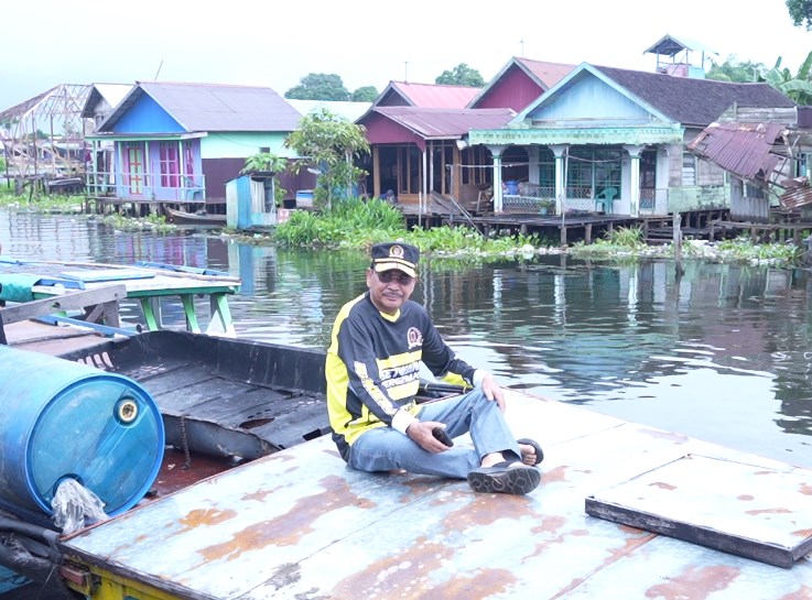 Demi Warga Danau Panggang, Supian HK Kawal Langsung Pengerukan Sungai