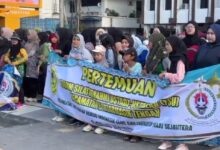 1 Muharam, Ribuan Ustadz-Ustadzah Ikuti Jalan Sehat