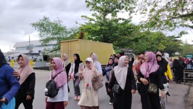 Ribuan Warga Kuin Cerucuk Ramaikan Jalan Santai Sambut Tahun Baru Islam