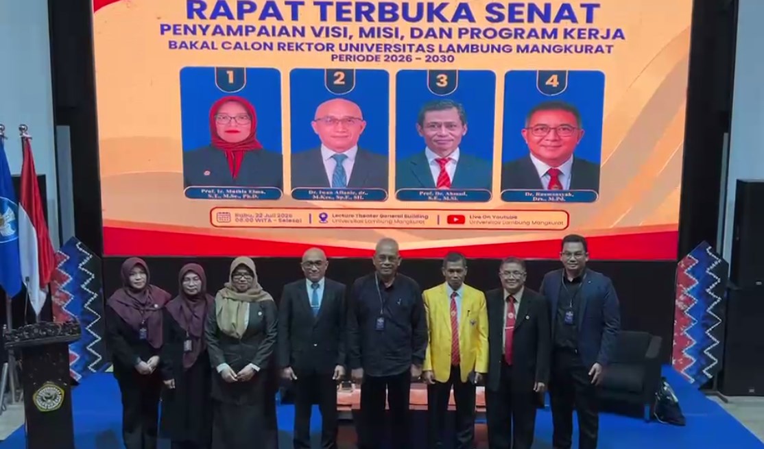 ULM Tetapkan Tiga Calon Rektor