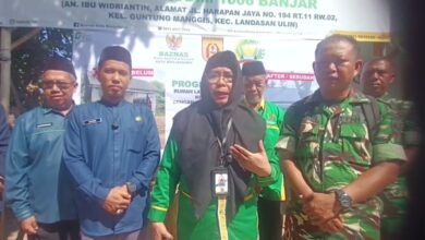 Baznas Banjarbaru dan Kodim 1006 Banjar Bedah Rumah Warga Kurang Mampu