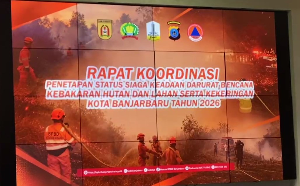 Banjarbaru Tetapkan Status Siaga Darurat Karhutla