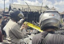 5 Bangunan Terbakar di Alalak Tengah