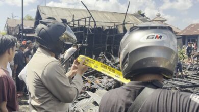 5 Bangunan Terbakar di Alalak Tengah