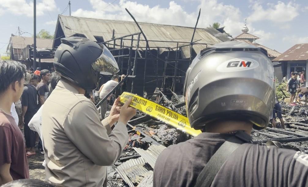5 Bangunan Terbakar di Alalak Tengah