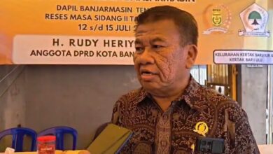 anggota DPRD Kota Banjarmasin dari Fraksi Golkar, Rudy Heriyadi
