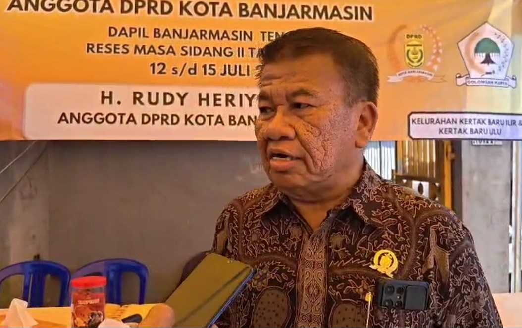 anggota DPRD Kota Banjarmasin dari Fraksi Golkar, Rudy Heriyadi