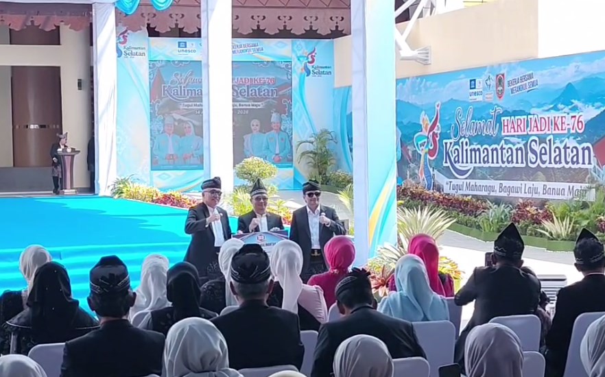 Gubernur Kalimantan Selatan H. Muhidin mengapresiasi kinerja PT Bangun Banua