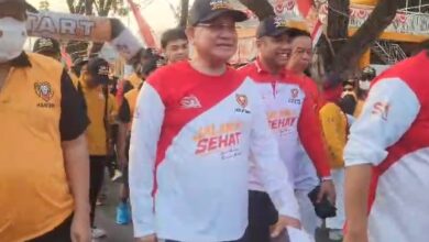 Semarakkan HUT RI, DPD Hanura Kalsel Gelar Jalan Sehat Berhadiah
