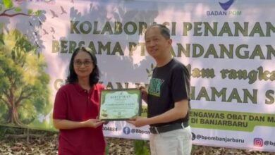 BBPOM dan PT Bandangantirta Agung Kolaborasi Tanam Sejuta Pohon