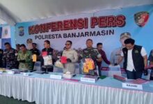 Kpnferensi Polresta Banjarmasin