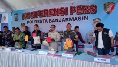 Kpnferensi Polresta Banjarmasin