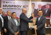 ubhan Nor Yaumil resmi terpilih sebagai Ketua Pengurus Provinsi Indonesian Cycling Federation atau ICF Kalimantan Selatan periode 2026 hingga 2030.