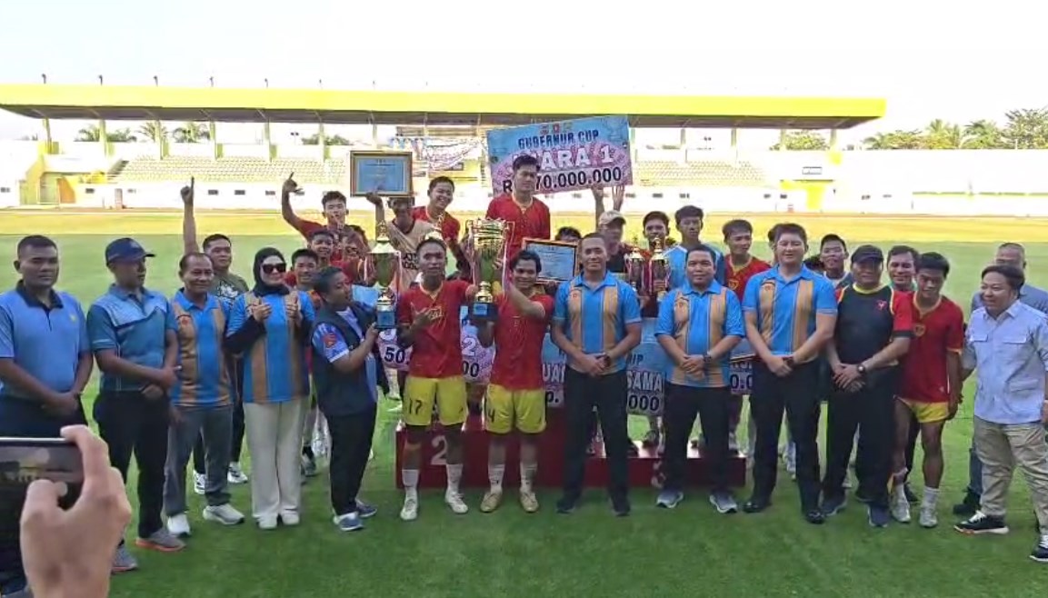Tim Sepakbola Kab Banjar Juara Piala Gubernur Road To Pangdam Cup