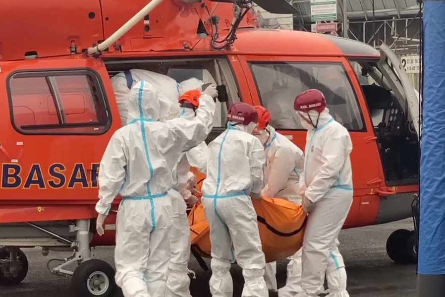 Hari ke-12 Operasi SAR Gabungan Evakuasi 16 Jenazah Korban KM Virgo (Foto: Duta TV)