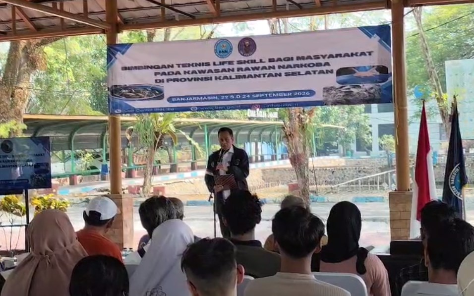 BNN Perkuat Keterampilan Masyarakat di Kawasan Rawan Narkoba Kalsel