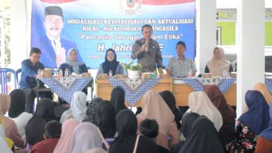 Cegah Karhutla, H. Jahrian Janjikan Bantuan Mesin Pompa Air ke Warga Desa