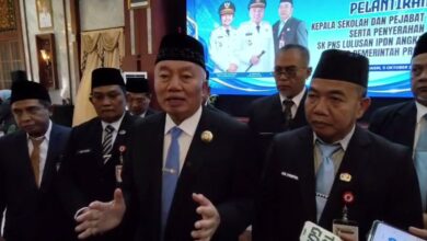 141 Kepala Sekolah Dilantik, Diminta Jaga Integritas dan Antisipasi Kabut Asap