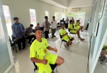 Bekerja Sama dengan Barito Putera, UPTD PRSPD Iskaya Banaran Gelar Potong Rambut Gratis