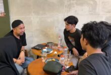 Bang dhin bersama atlet muda Koni Banjarmasin