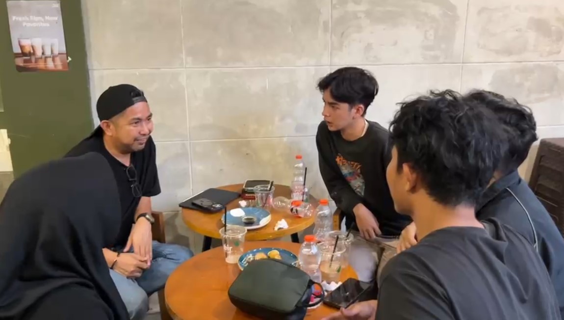 Bang dhin bersama atlet muda Koni Banjarmasin