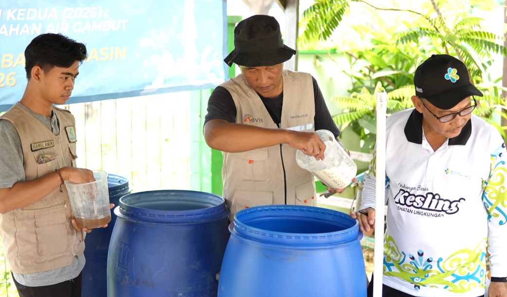 Inovasi Poltekkes Banjarmasin, Kapur-Garam Ubah Air Gambut Jadi Lebih Layak Manfaat