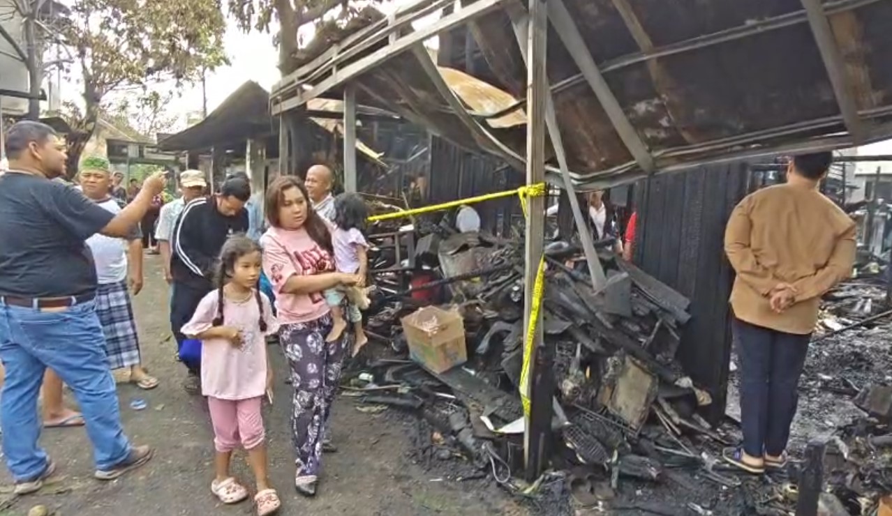 Para korban kebakaran di Gang Swadaya dan Setia