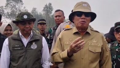 Kunjungan kerja Menteri Kehutanan Raja Juli Antoni ke kawasan Hutan Lindung Liang Anggang, Banjarbaru