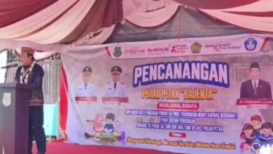pencanangan program Pulau Petak Bajenta