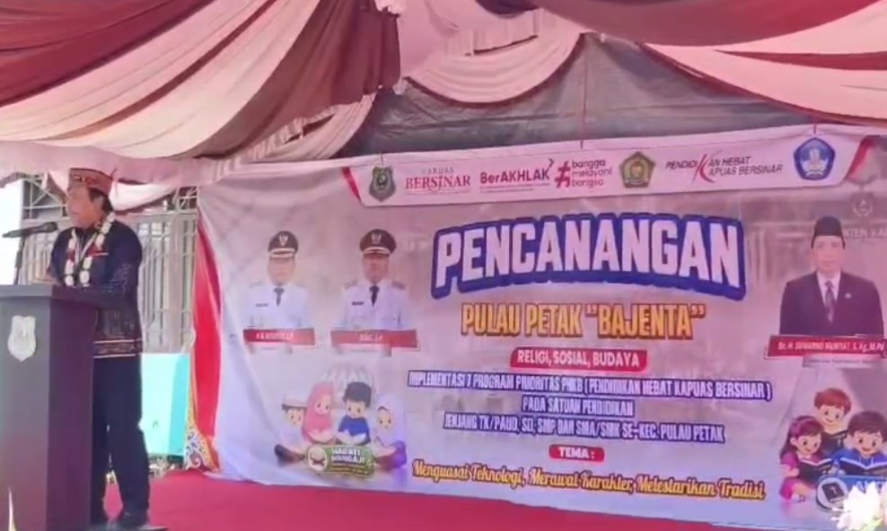 pencanangan program Pulau Petak Bajenta