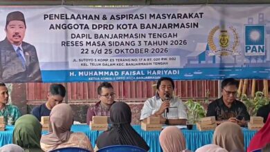 Anggota DPRD Kota Banjarmasin, Muhammad Faisal Heriyadi, menggelar reses atau penelaahan aspirasi masyarakat di kawasan Kelurahan Teluk Dalam